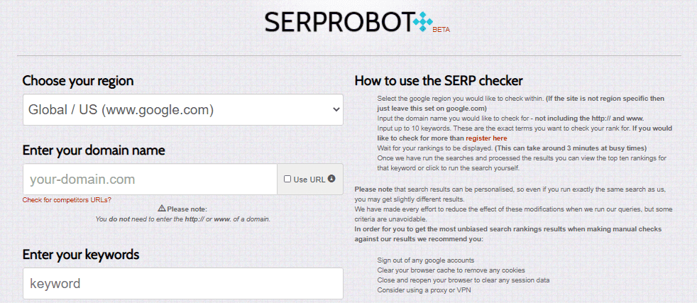 tools free seo tools