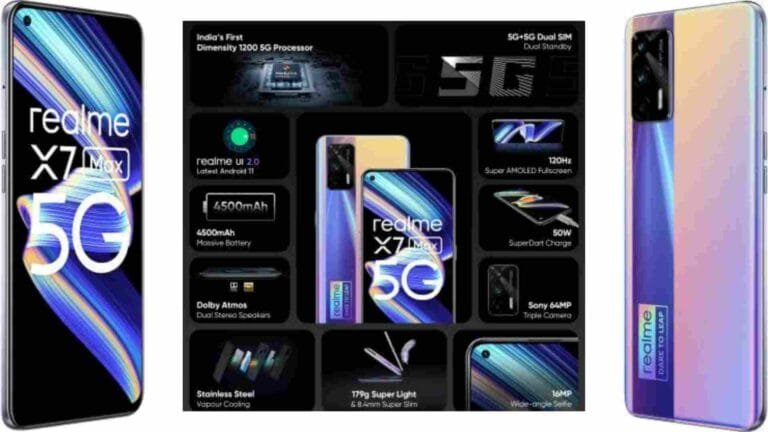 Realme India launch Realme X7 Max 5G Information Realme