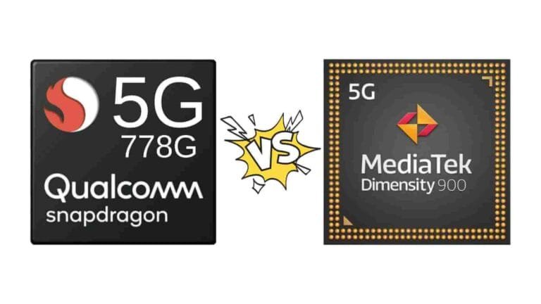 Snapdragon 778G vs Dimensity 900 compressed Dimensity