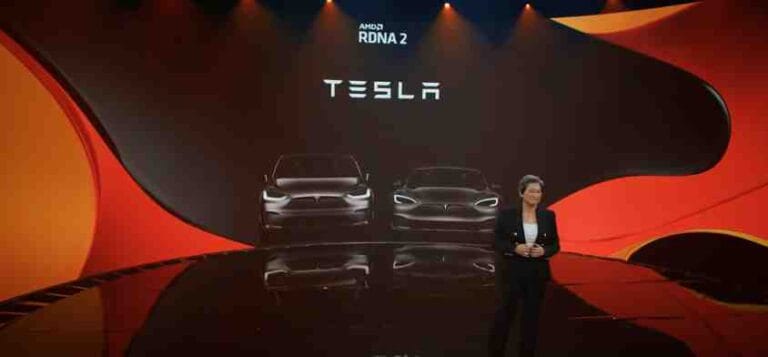 The integrated AMD GPU and APU are at the PS5 level of the System in Tesla Model S and Model X amd