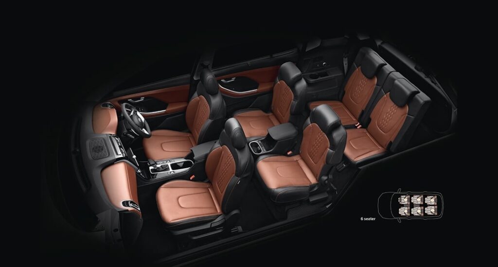 Hyundai Alcazar suv interio 6 seater Hyundai Alcazar