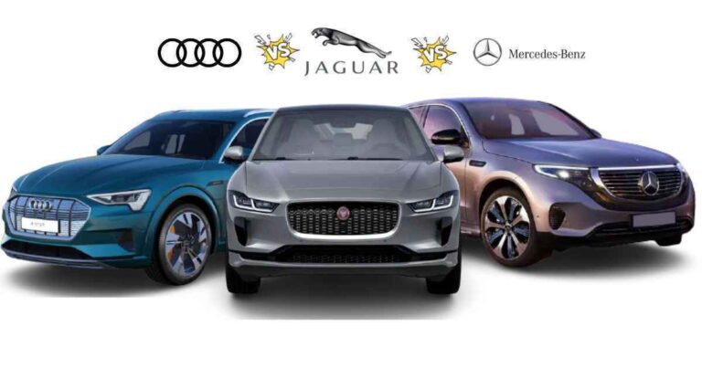 Audi E Tron Jaguar I Pace Mercedes Benz EQC Audi, Jaguar, Mercedes-Benz