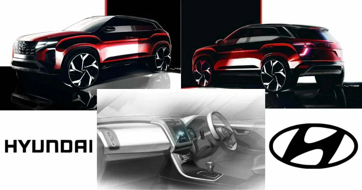 New Hyundai Creta Facelift revealed Sketch Design jpg webp Hyundai