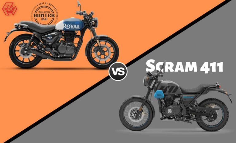 Royal Enfield Hunter 350 vs Royal Enfield Scram 411 | Which is better Royal Enfield Hunter 350 vs Royal Enfield Scram 411