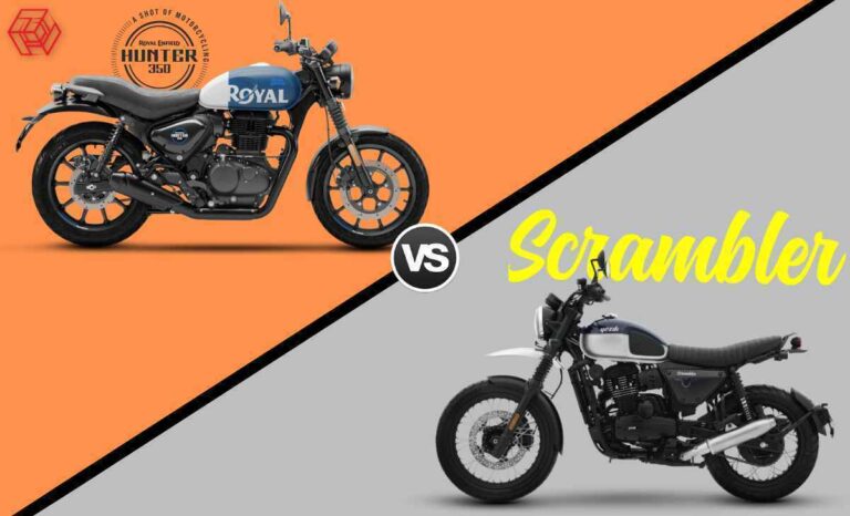 Royal Enfield Hunter 350 vs Yezdi Scrambler | Which is better Royal Enfield Hunter 350 vs Yezdi Scrambler