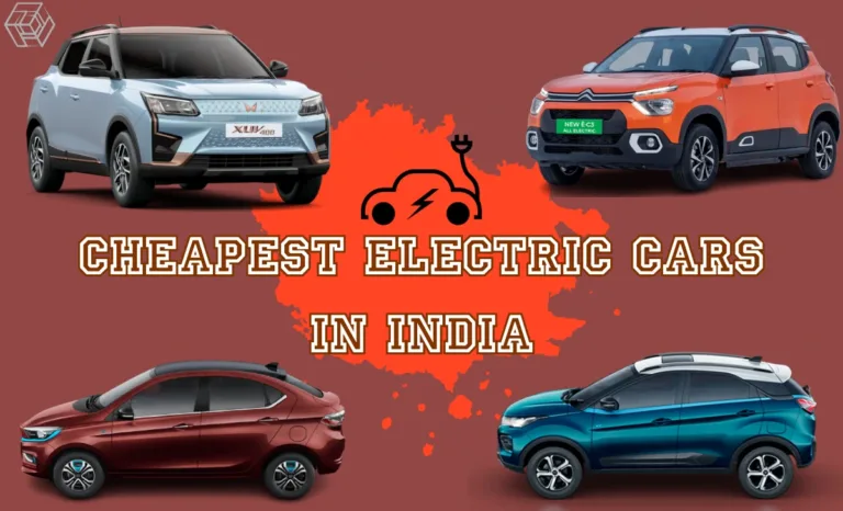 Cheapest Electric Cars in India 2023-2024
