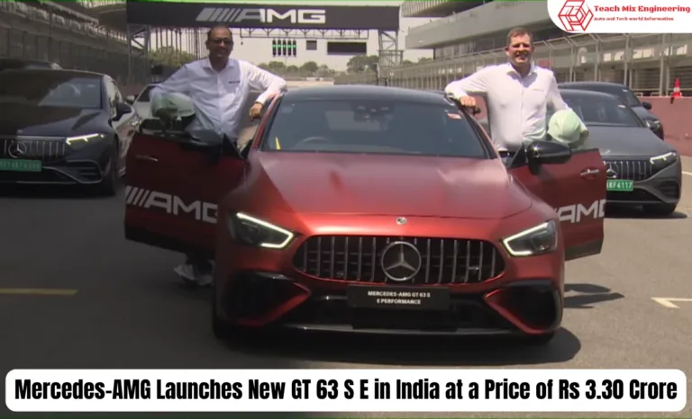 Mercedes-AMG Launches New GT 63 S E in India at a Price of Rs 3.30 Crore Mercedes-AMG Launches New GT 63 S E in India at a Price of Rs 3.30 Crore