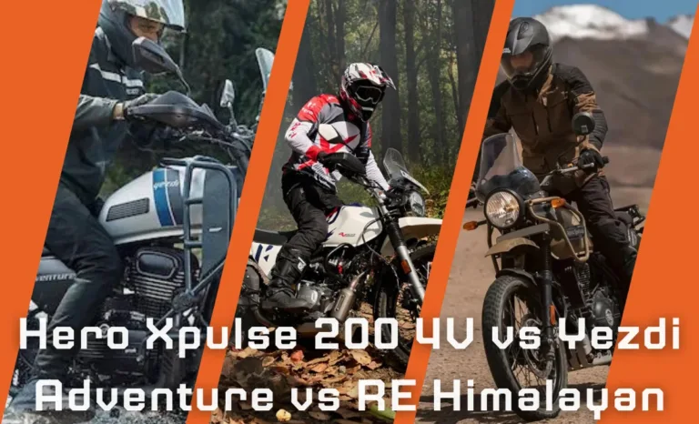 Hero Xpulse 200 4V vs Yezdi Adventure vs RE Himalayan Hero Xpulse 200 4V vs Yezdi Adventure vs RE Himalayan