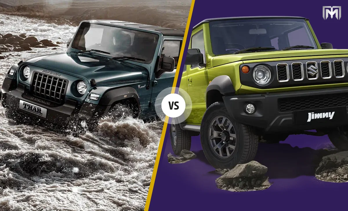 Maruti Jimny vs Mahindra Thar Maruti Jimny vs Mahindra Thar