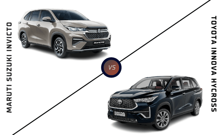 Maruti Suzuki Invicto vs Toyota Innova Hycross Maruti Suzuki Invicto vs Toyota Innova Hycross