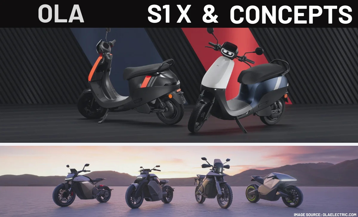 Ola Electric Motorcycle Concepts s1x Launch ola
