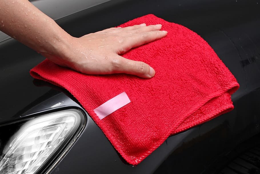 microfiber towel cloth red microfiber towel cloth red