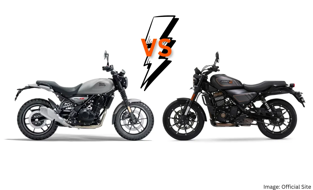Royal Enfield Guerrilla 450 vs Harley Davidson X440 Royal Enfield Guerrilla 450 vs Harley Davidson X440