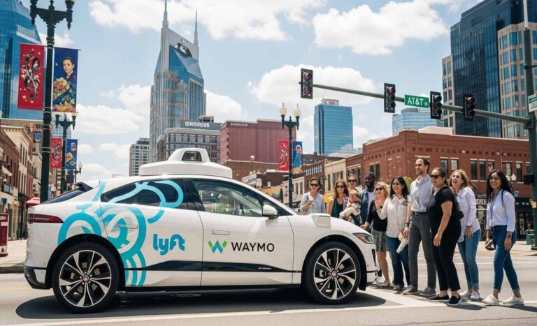 Waymo & Lyft Bring Self-Driving Robotaxis to Nashville in 2026 waymo & lyft launch robotaxi rides in nashville