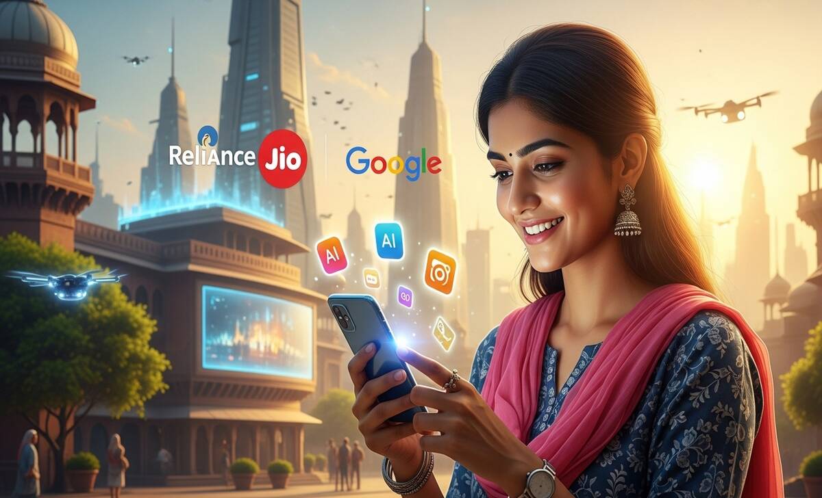 google & reliance jio's ai revolution free gemini for india!