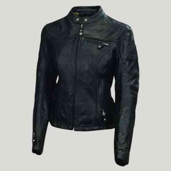 roland sands maven ce women leather jacket