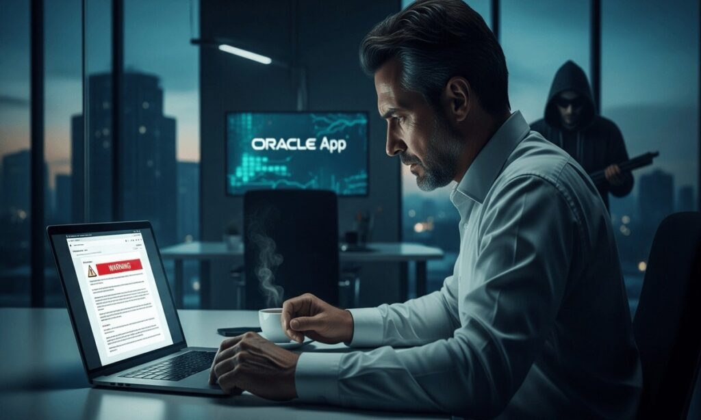 google warns hackers extortion executives oracle breach