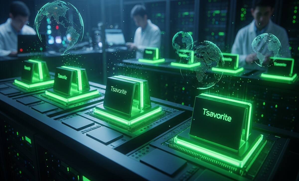 massive 100 million pre order boom tsavorite ai chips spark global rush